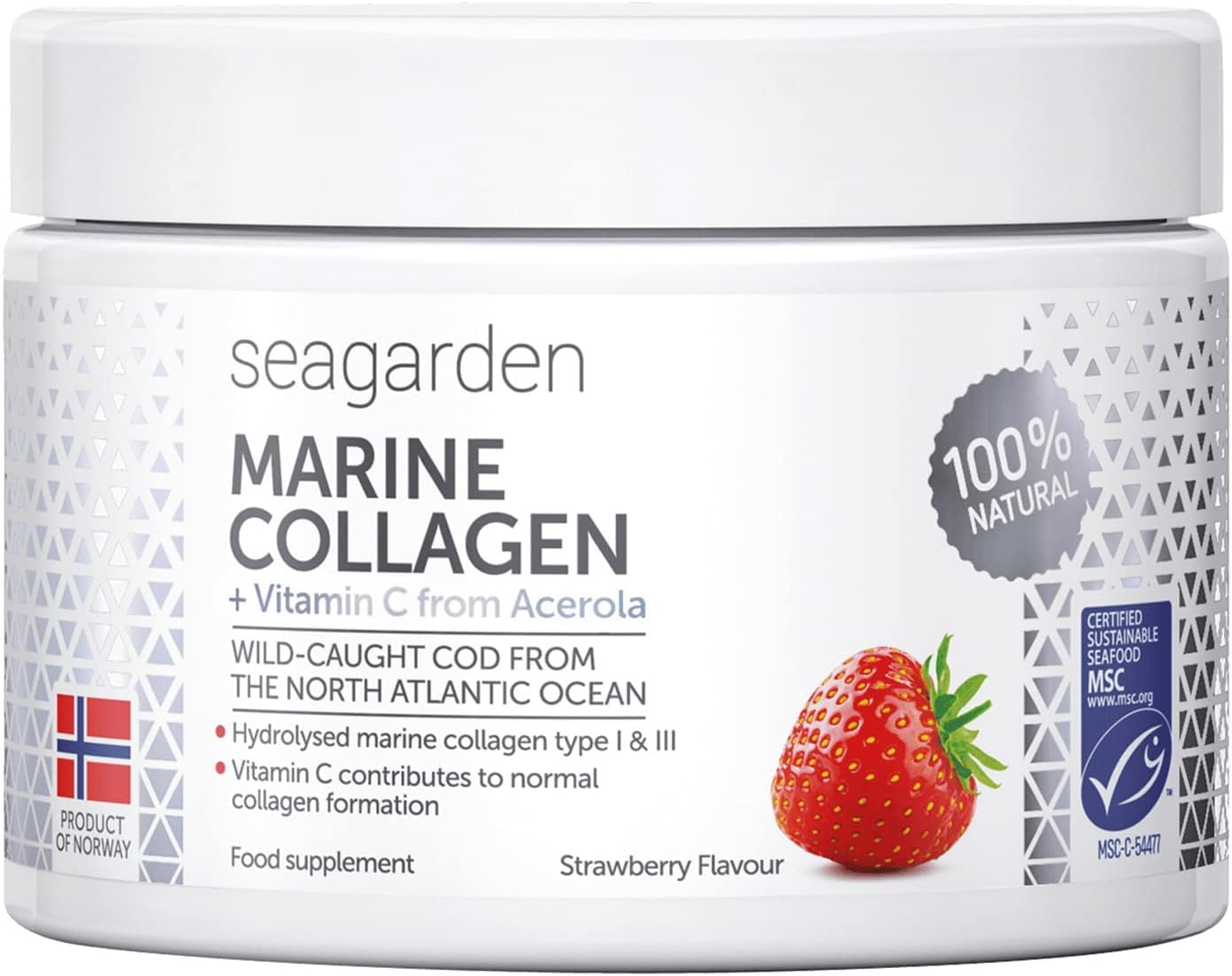 Seagarden Marine Collagen Powder + Vitamin C | Collagen Peptides Powder (Type I & III) SEAGARDEN Au supplements