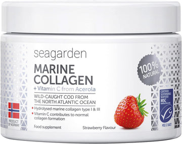 Seagarden Marine Collagen Powder + Vitamin C | Collagen Peptides Powder (Type I & III) SEAGARDEN Au supplements