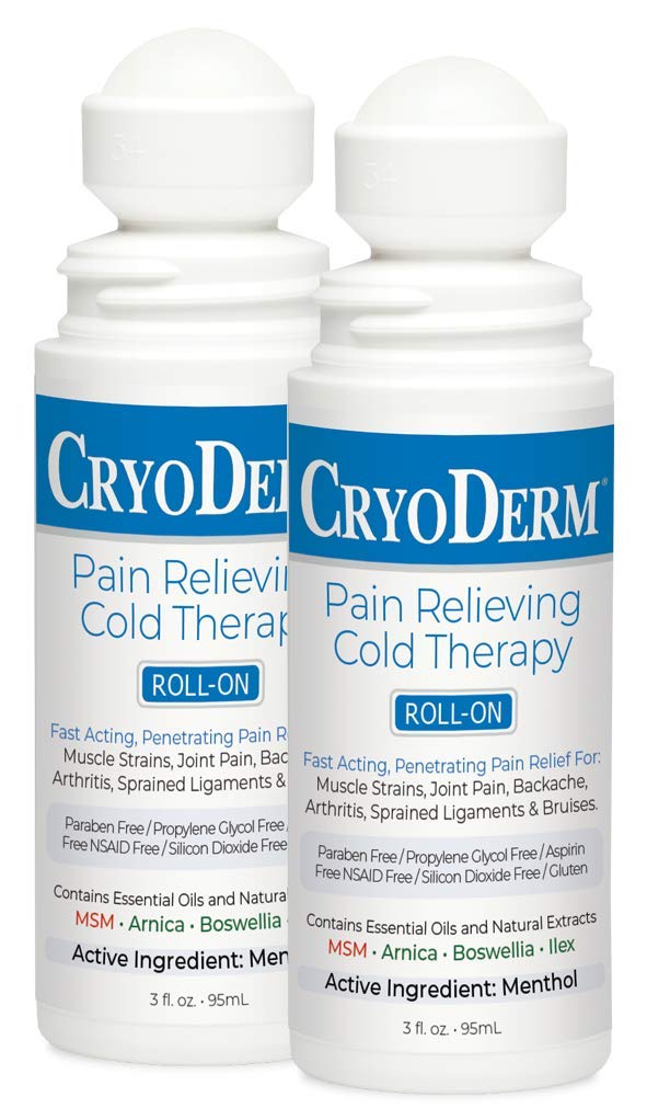 Cryoderm Pain Relieving Roll On 3 oz 2 PACK CryoDerm Au supplements