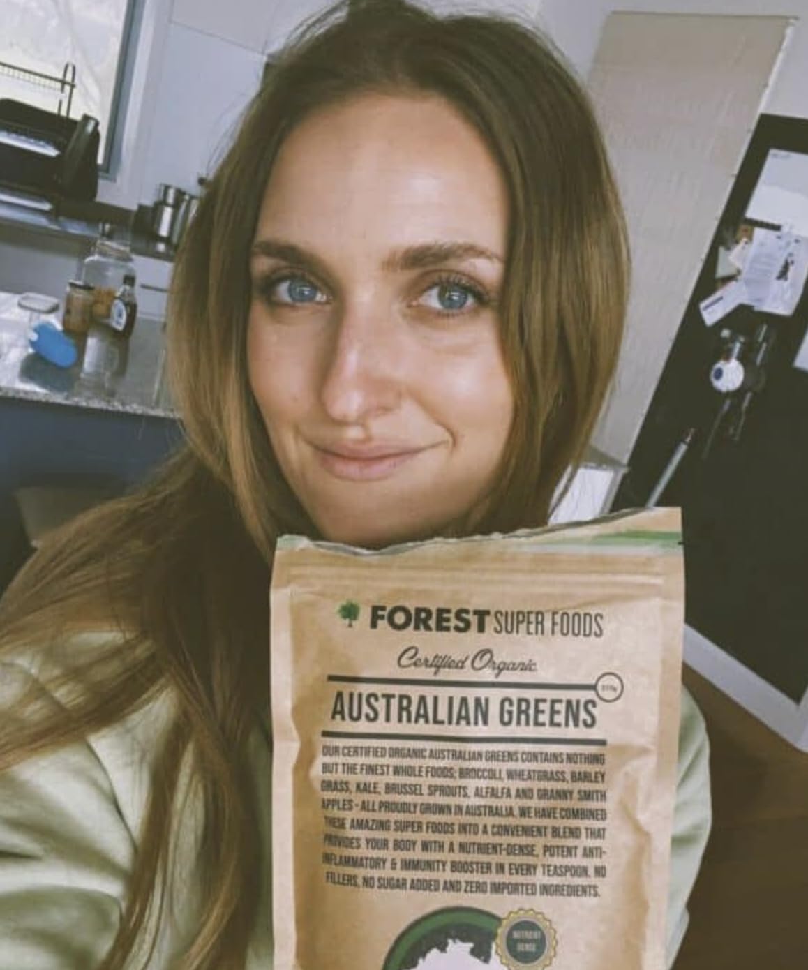 Certified Organic Australian Greens Whole Food Blend | 7 Incredible Whole Foods | No fillers or additives Forest Super Foods Au supplements