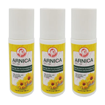 Dr Sana Arnica Roll-On. Topical Analgesic and Moisturizer. Soothes Dry and Cracked Skin. 3 oz. Pack of 3 Dr. Sana Au supplements