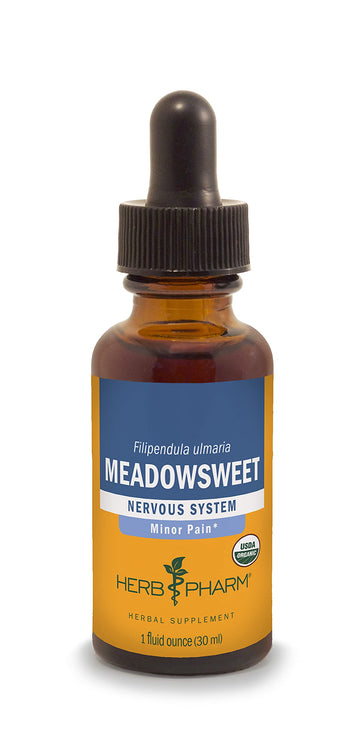 Herb Pharm Certified Organic Meadowsweet Liquid Extract for Minor Pain - 1 Ounce (DMEAD01) Herb Pharm Au supplements
