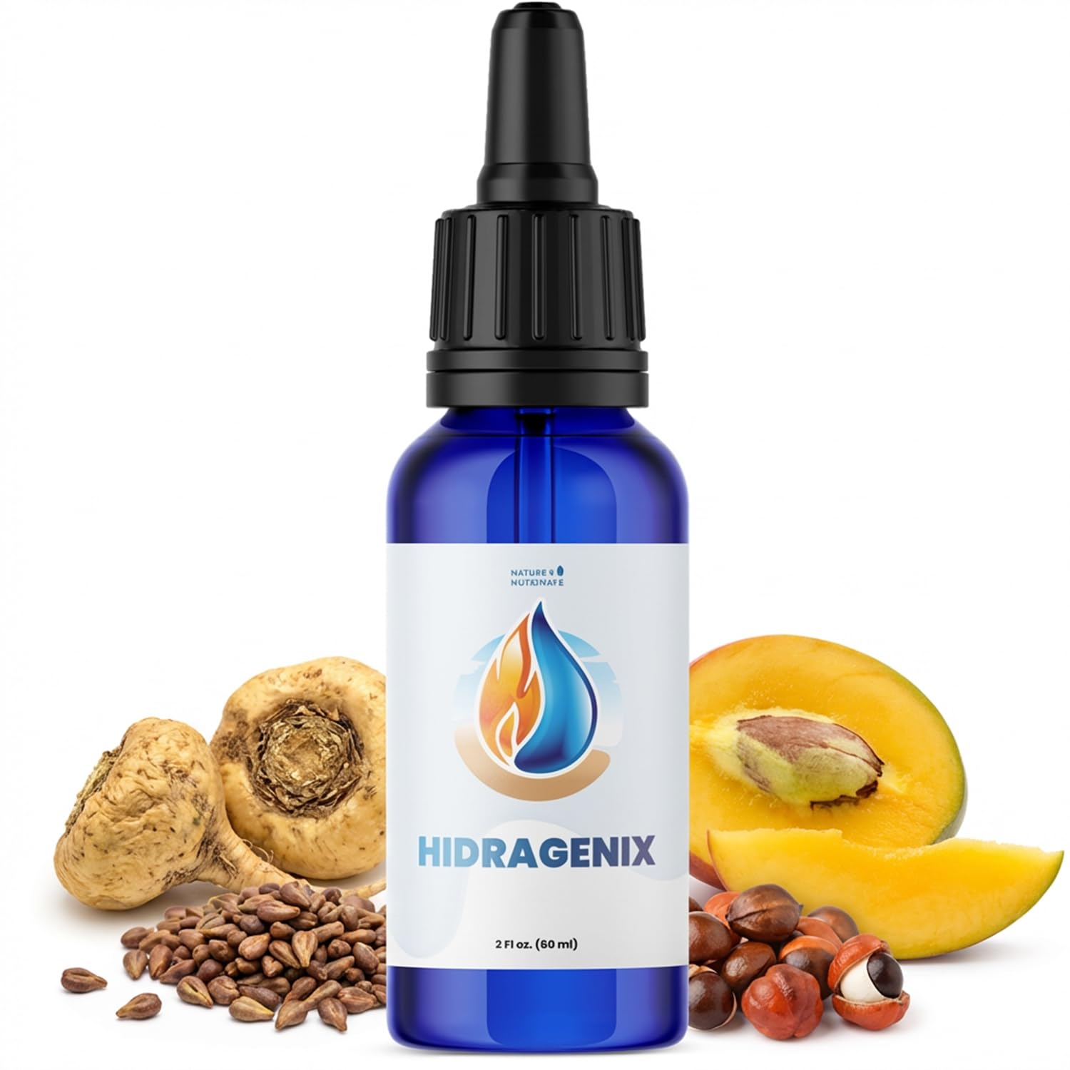 Hidragenix – Natural Herbal Supplement with Maca, Green Tea, Grape Seed & More – Non-GMO, 60 Servings – Manufactured in the USA, 2 FL.OZ, 60ml - 1 Month Supply Nature’s NutriWave Au supplements