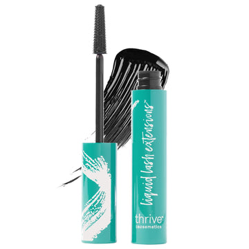 Thrive Causemetics Liquid Lash Extensions Mascara, Tubing Thrive Mascara Lengthening, Volumizing & Curling, Smudge Proof, Washable, No Clumping or Flaking, Vegan & Cruelty Free, Brynn (Rich Black) Thrive Causemetics Au supplements