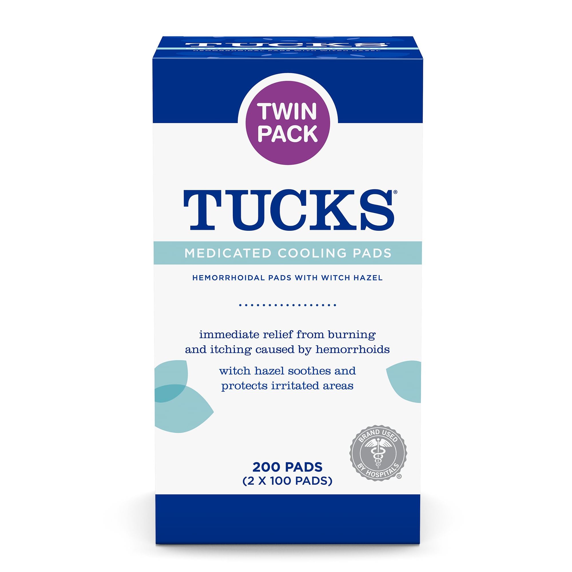TUCKS Medicated Cooling Pads, 200 Count - Witch Hazel Pads for Sensitive Areas, Cleanse and Protect from Irritation TUCKS Au supplements