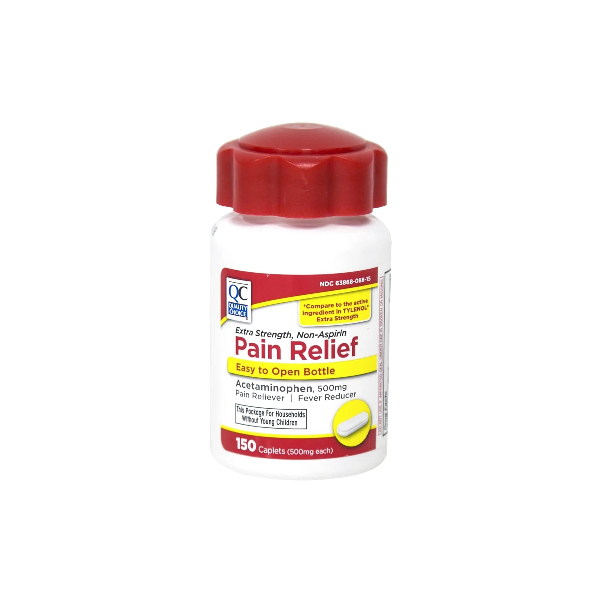 Quality Choice Easy Open Extra Strength Pain Relief, Acetaminophen 500mg Extra Strength, Pain Reliever and Fever Reducer for Headache, Backache, Toothache and Muscle Aches, 150 Count Bottle. Quality Choice Au supplements