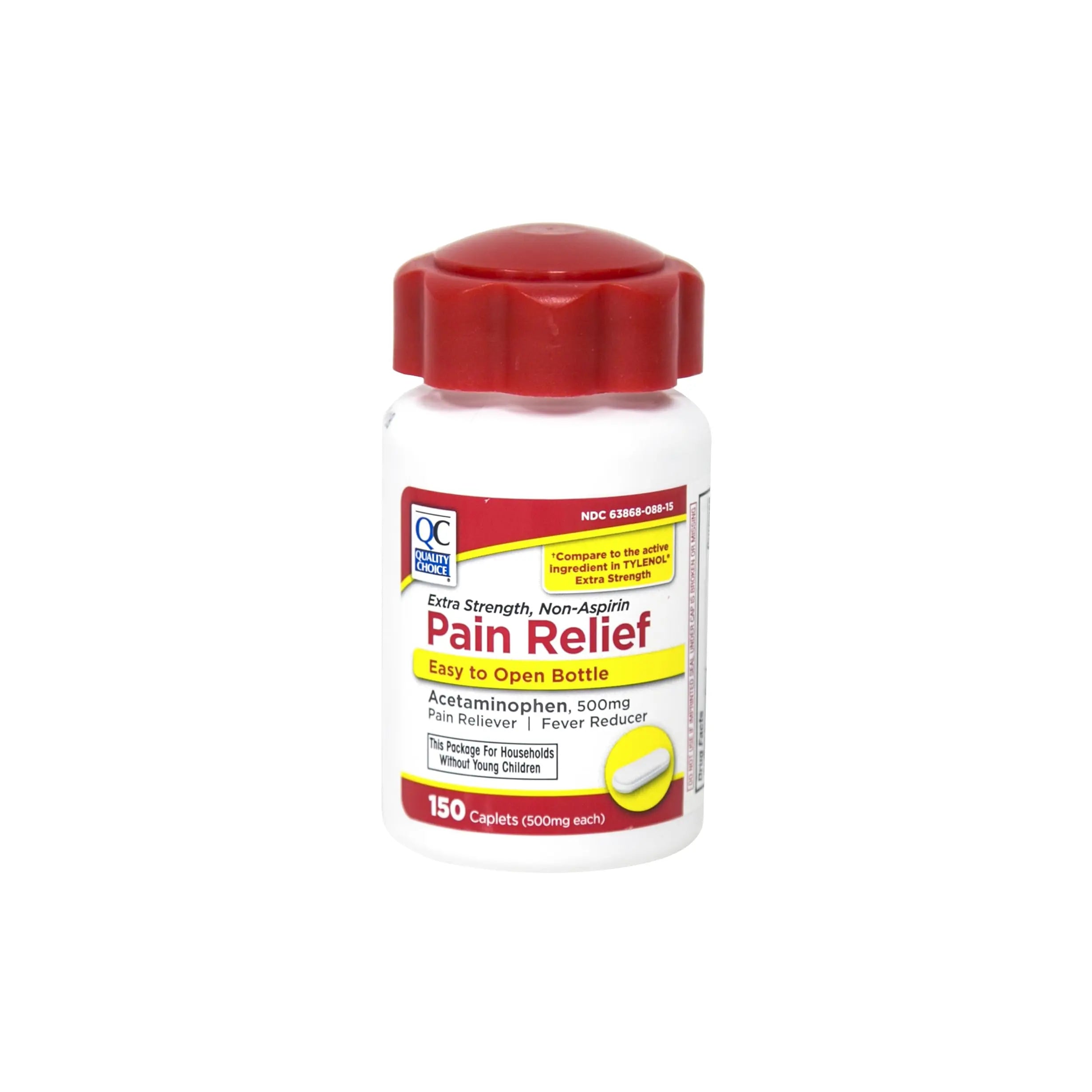 Quality Choice Easy Open Extra Strength Pain Relief, Acetaminophen 500mg Extra Strength, Pain Reliever and Fever Reducer for Headache, Backache, Toothache and Muscle Aches, 150 Count Bottle. Quality Choice Au supplements
