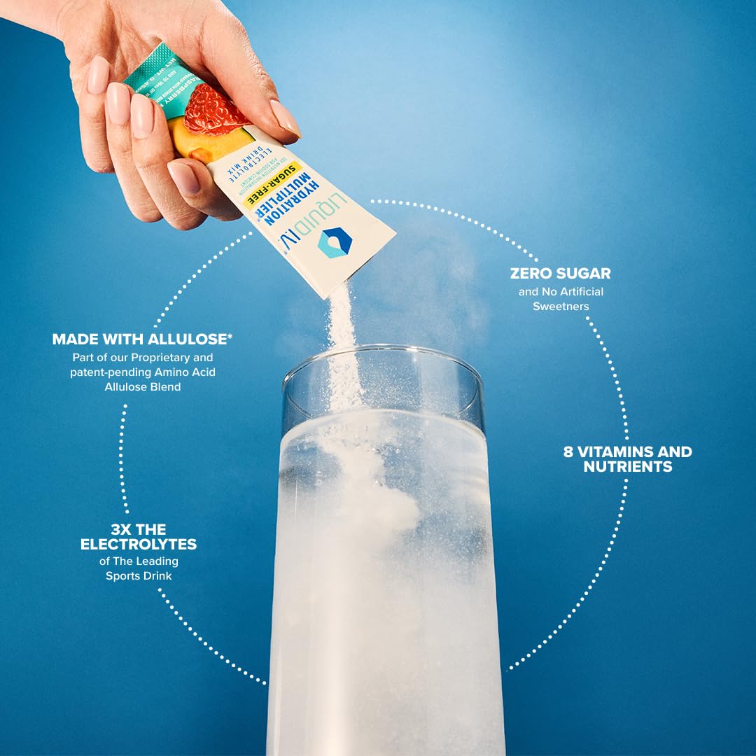Liquid I.V. Sugar-Free Hydration Multiplier - Raspberry Melon – Hydration Powder Packets Liquid I.V. Au supplements