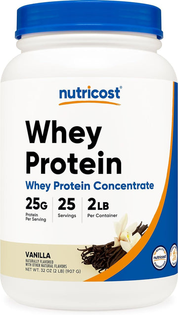 Nutricost Whey Protein Concentrate (Vanilla) 2LBS Nutricost Au supplements