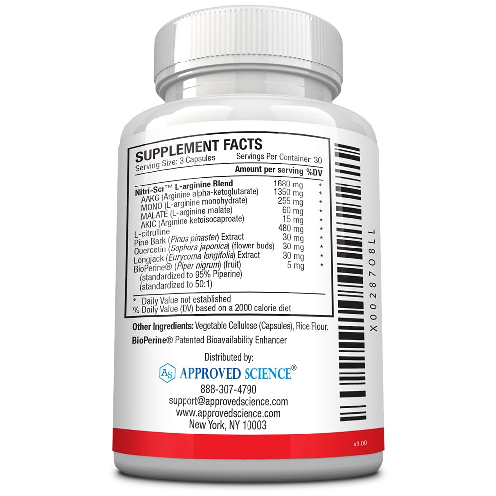 Approved Science Nitric Oxide MD - Muscle Development, Lean Body Mass, Improve Oxygen Approved Science Au supplements