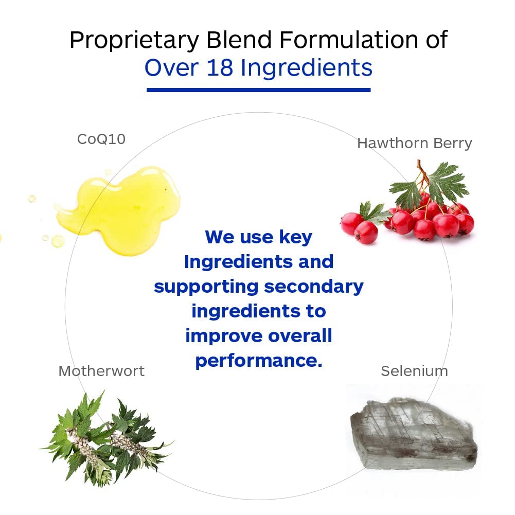 Professional Botanicals Cardio-CoQ CoQ10 - Vegan Formulated Coenzyme Q10 with Hawthorne Berry Valerian Root and Cayenne Pepper - 60 vegetarian capsules Professional Botanicals Au supplements