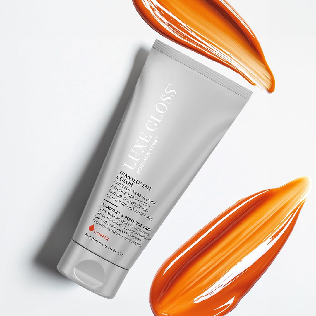 ECRU New York LUXE GLOSS Hair Gloss for Enhanced Color and Glass-Like Shine, Copper Ecru New York Au supplements