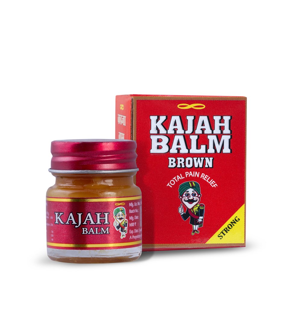 Kajah Brown Balm 10Gms (Pack of 5) Rajah Au supplements