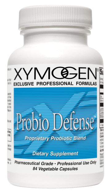 XYMOGEN Probio Defense - Daily Probiotic Blend for GI Balance Support - Immune & Gut Health Aid - 10 Billion CFU - Lactobacillus Rhamnosus, Zinc & Selenium - Gluten-Free & Non-GMO - 84 Capsules XYMOGEN Au supplements