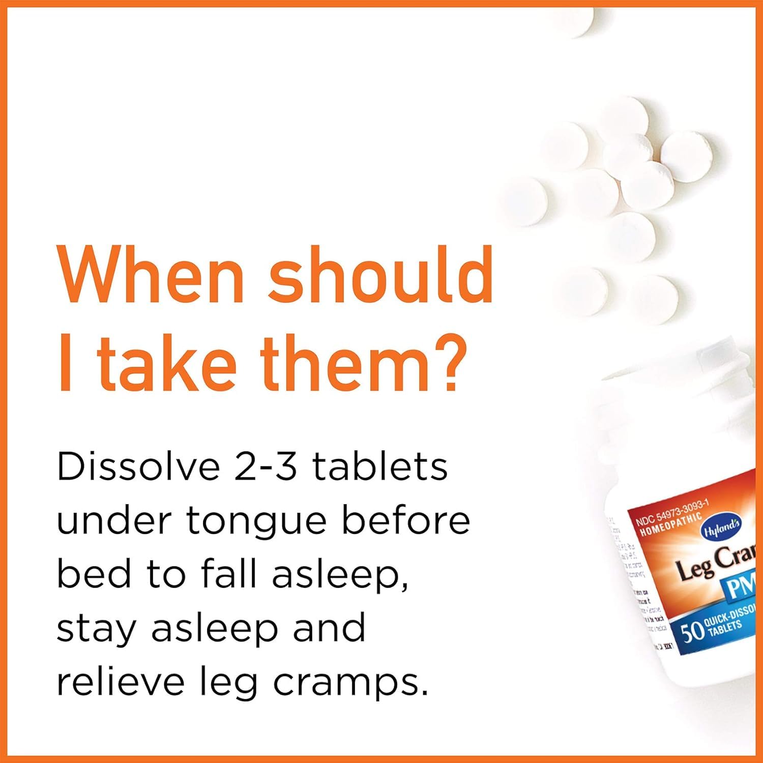 Hyland's Leg Cramps PM With Quinine Tablets 50 ea ( Pack of 6) Hyland's Au supplements