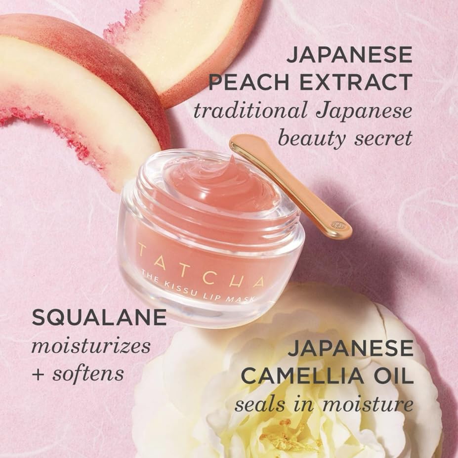 Tatcha Kissu Lip Mask | Overnight Lip Mask, Visibly Plumps and Softens for Lush Lips, 9.0 G | 0.32 oz TATCHA Au supplements