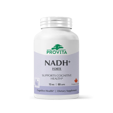 PROVITA NADH+ Forte | Cognitive Support Supplement with NADH, Coenzyme Q10 & Chlorophyll | Energy Support, Focus, Mental Clarity & Brain Health | Vegan Capsules | High Absorption Cellular Formula PROVITA Au supplements