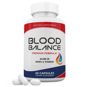Blood Balance Advanced Formula 620MG Formula Supplement Pills 60 Capsules Justified Laboratories Au supplements