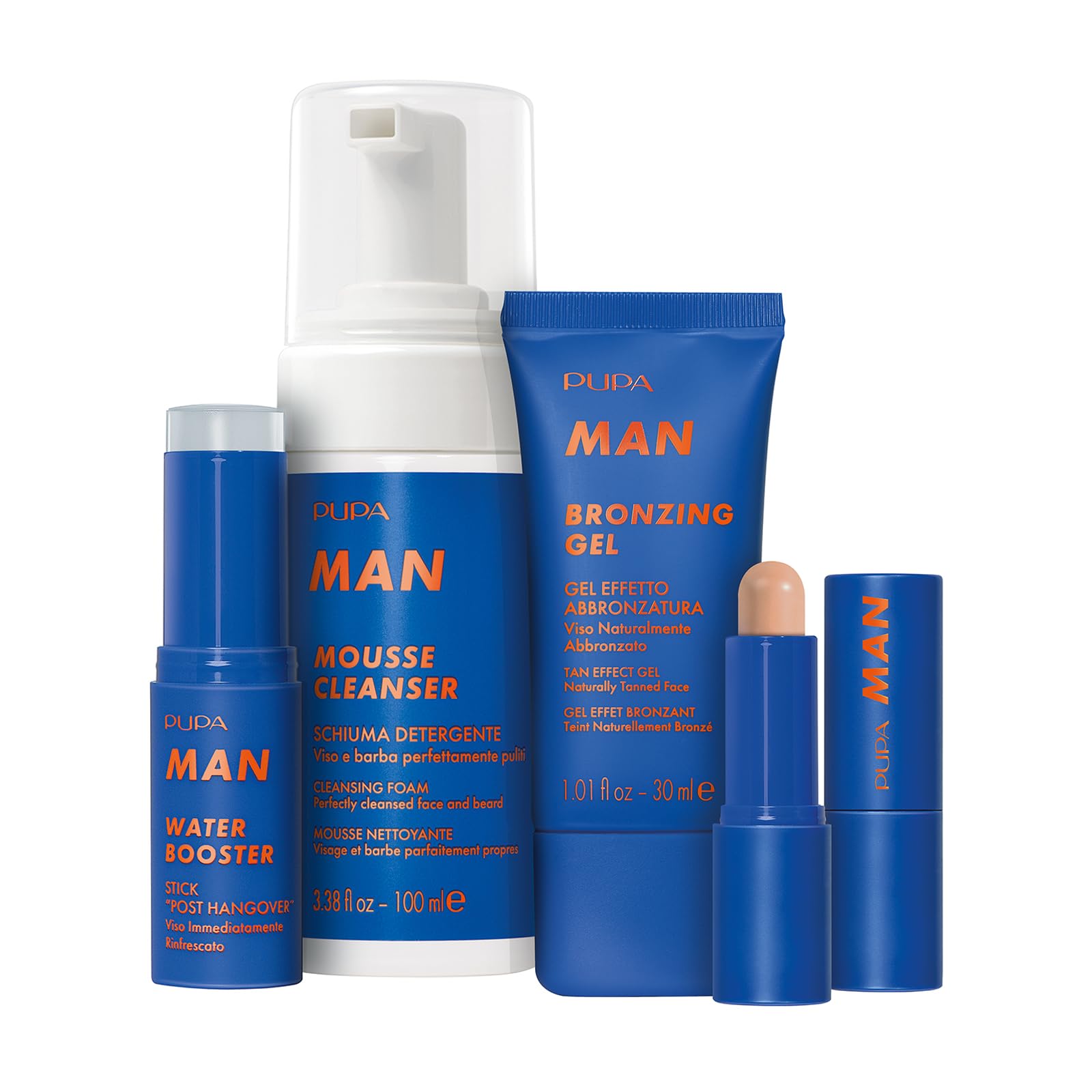 Pupa Milano Bronzing Gel, 002, 1.01 oz - Tan Effect Bronzer Gel - Liquid Matte Bronzer - Lightweight - With Hydrating Coconut Water - Makeup for Men Pupa Milano Au supplements