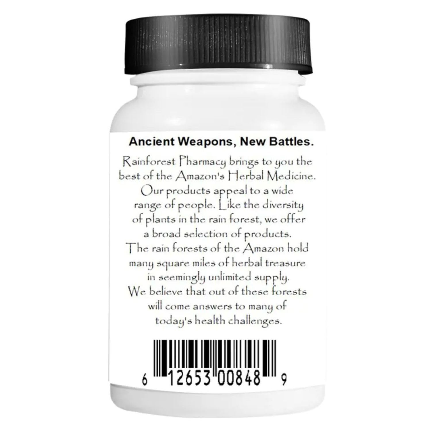 Amazon Lung Support 500mg, 120 Vegetarian Capsules | Ecologically Wildcrafted Herbal Blend for Lung Support | Non-GMO Rainforest Pharmacy Au supplements
