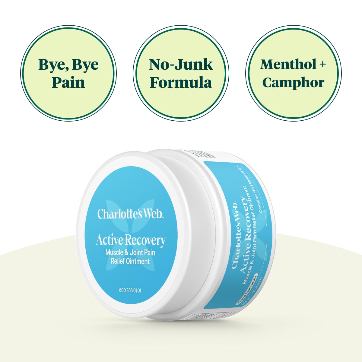 Charlotte's Web Active Recovery Muscle & Joint Relief Ointment 1.55oz Charlotte's Web Au supplements