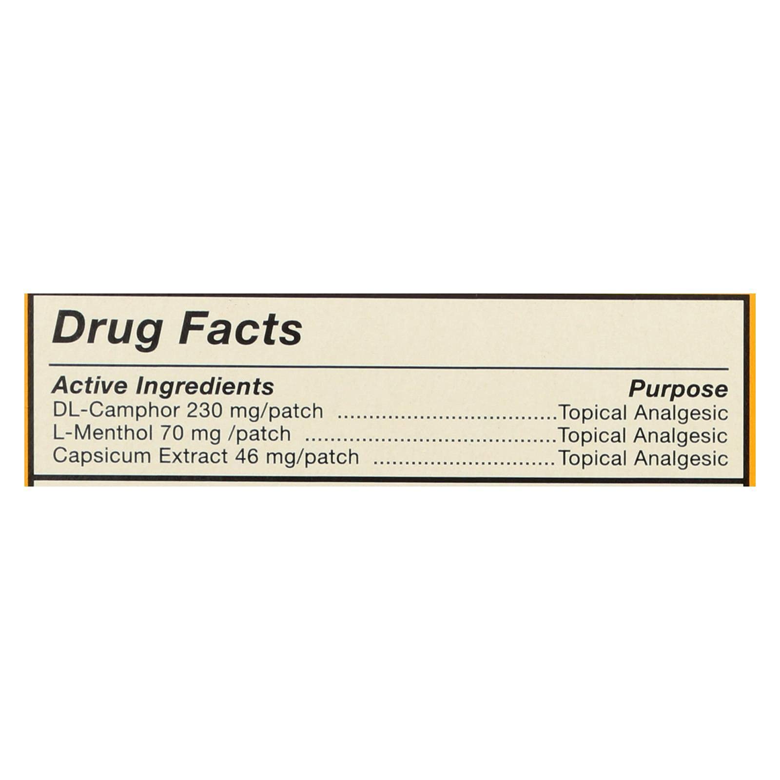 Tiger Balm Pain Relieving Patch Large, 4 Count (Pack of 6) Tiger Balm Au supplements