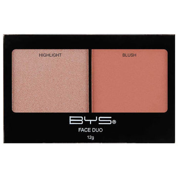 BYS Face Duo - Highlight and Blush Palette BYS Au supplements