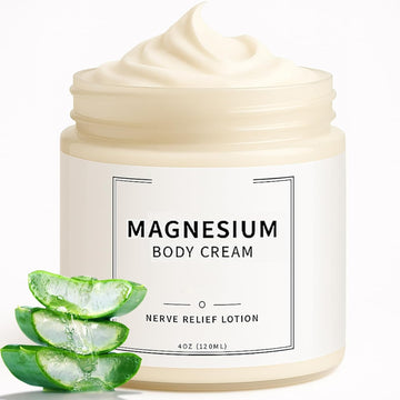 Neuropathy Cream | Nerve Relief Lotion for Feet, Legs & Hands | Magnesium Chloride with Aloe Vera Extract | Non-Greasy Formula for Day & Night Use | Thoughtful Gift for Mama, Dad, Men & Women (1) DFTLUUE Au supplements