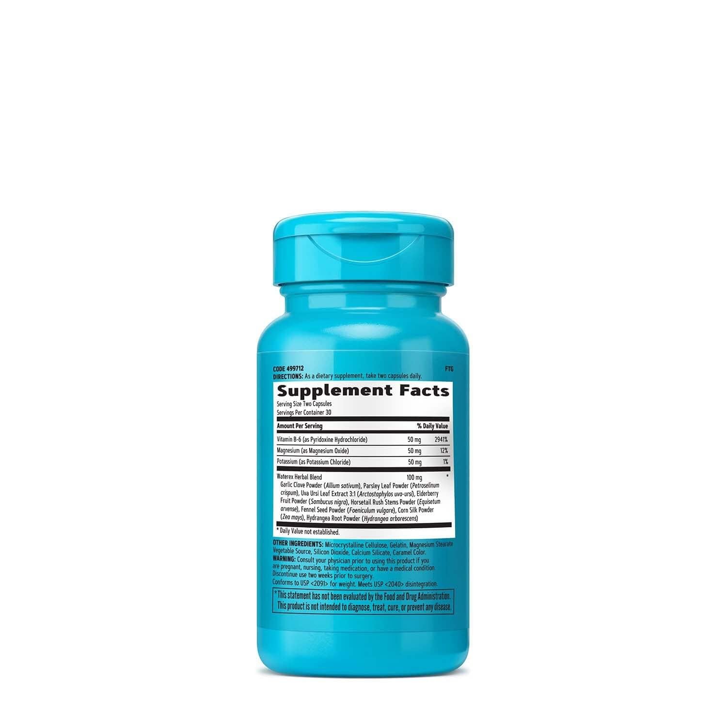 GNC Total Lean Waterex, Helps Regulate Water Balance, Enhanced with Vital Electrolytes, 60 Capsules GNC Au supplements