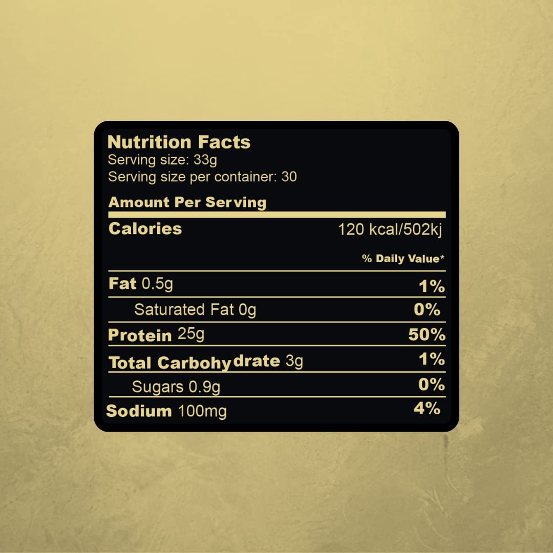 Valhalla's Champion 100% Whey Protein Isolate - 25G Protein per Serving - 30 Servings Valhalla's Champion Au supplements