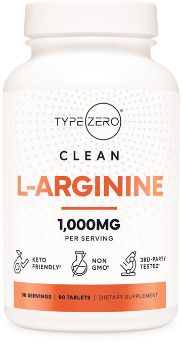 Type Zero L-Arginine 90 Tablets 1,000 mg per Serving - Non-GMO Type Zero Au supplements