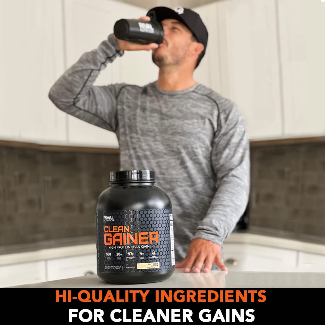Rivalus Clean Gainer - Cookies & Cream, 5lbs Rivalus Au supplements