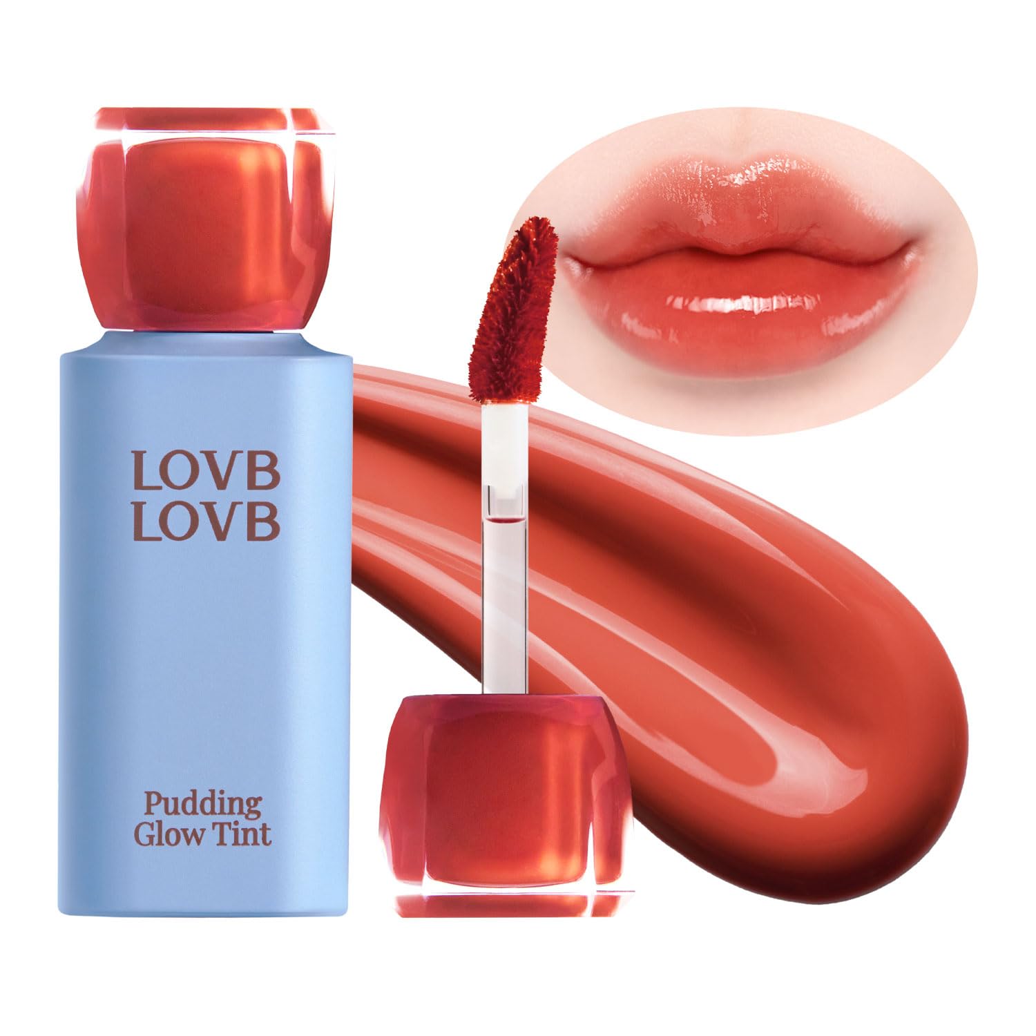 LOVB LOVB Pudding Glow Korean Lip Tint | Natural Lip Stain | Gloss to Stain | Long-Lasting & Non-Sticky | Lightweight Lip Tint | 0.14 oz. (04 SUNSET BEIGE) LOVB LOVB Au supplements