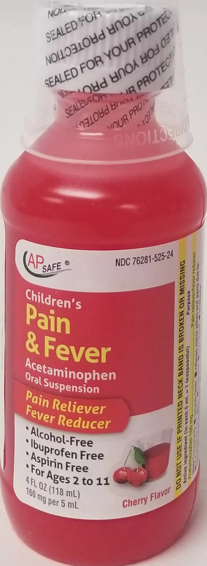Children's Pain & Fever Acetaminophen Oral Suspension Generic Au supplements