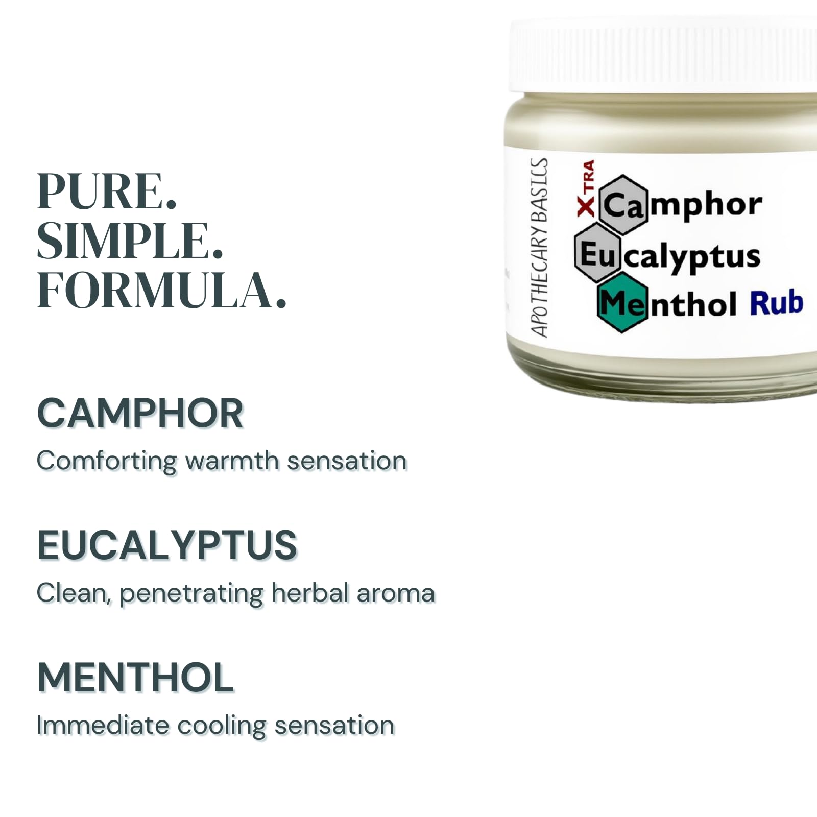 Camphor+Eucalyptus+Menthol Xtra Rub – Handmade with Menthol, Camphor & Eucalyptus – Soothing & Refreshing – 2.5 fl oz IEG Store Au supplements