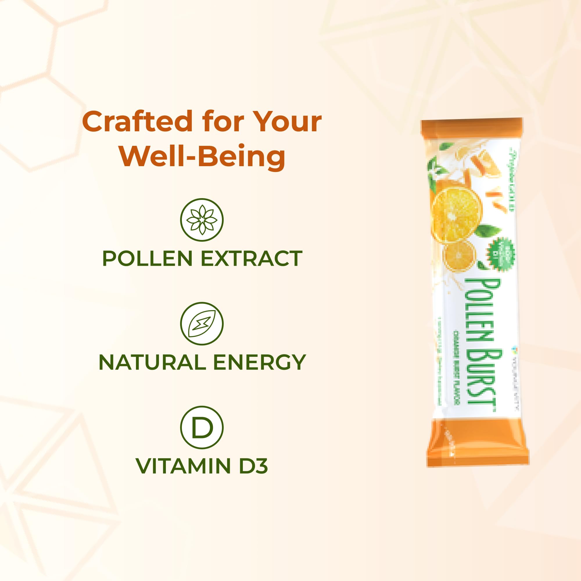 Youngevity ProJoba Pollen Burst™ - Clean Natural Energy Supplement w/Green Tea, Pollen Extract, GliSODin® - Increase Focus, Brain Boost, Endurance, Mental Clarity (30 Sticks) Youngevity Au supplements