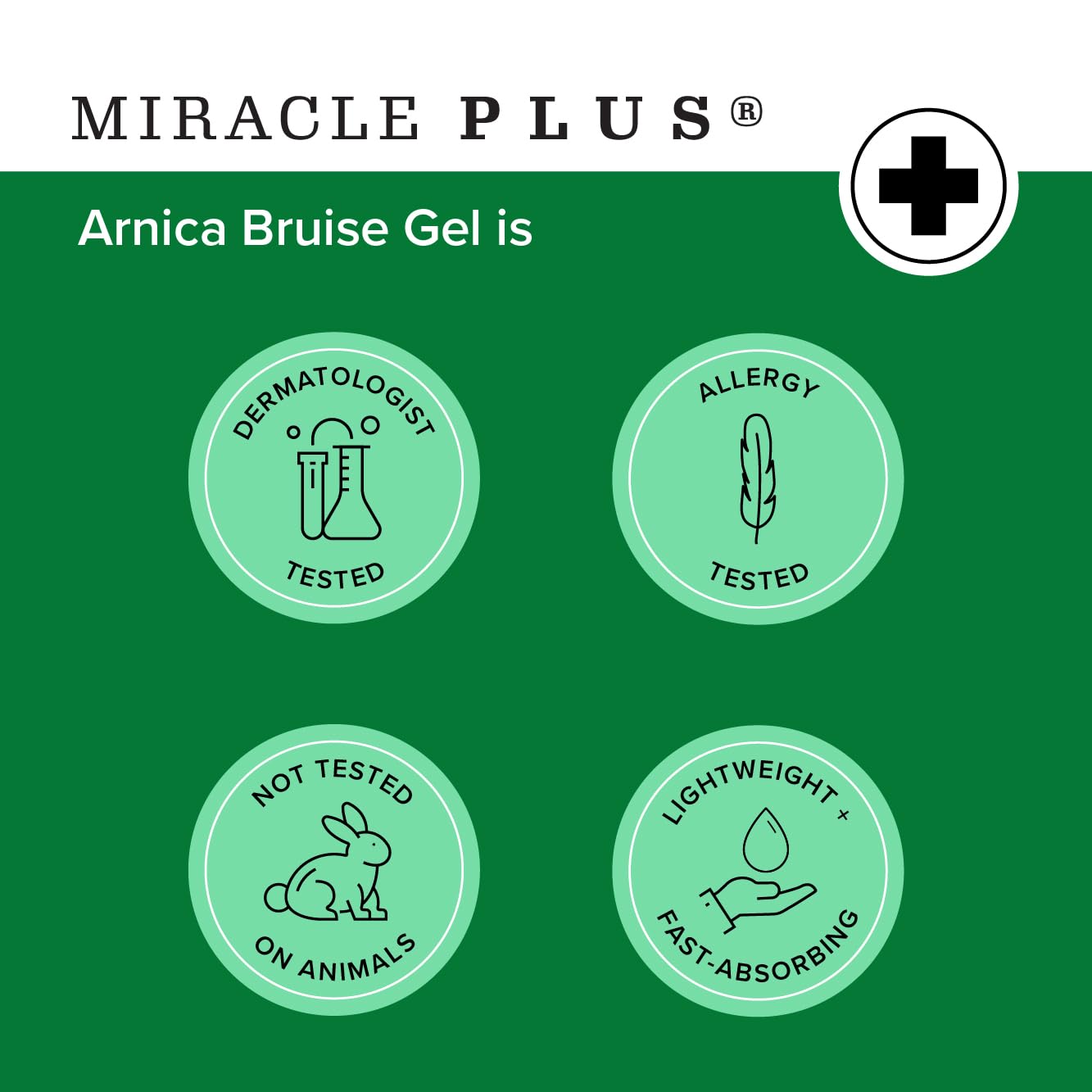 Miracle Plus Arnica Bruise Relief Gel + Magnesium Leg Relief Cream Bundle Miracle Plus Au supplements