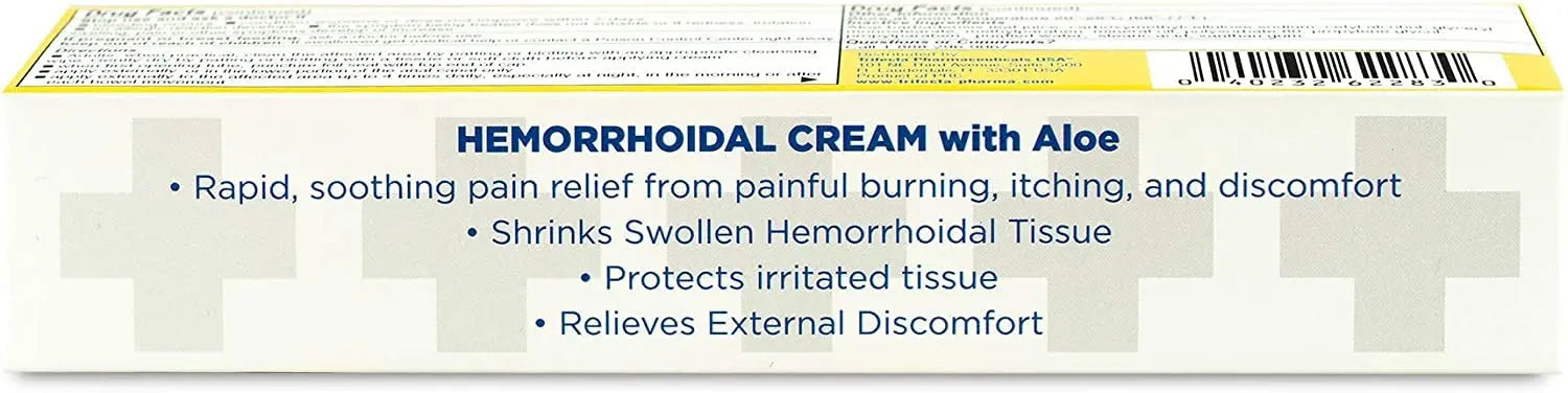 Globe Hemorrhoidal Cream, Phenylephrine HCl, Pramoxine with Aloe, Relief from Burning, Itching and Discomfort of Hemorrhoids, 1.8 Ounces Globe Au supplements