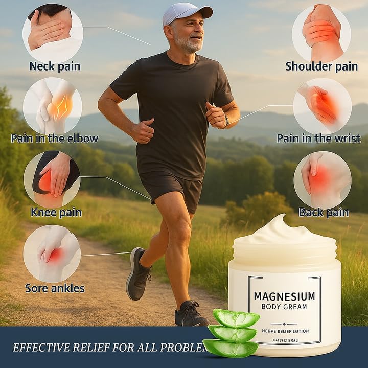 Neuropathy Cream | Nerve Relief Lotion for Feet, Legs & Hands | Magnesium Chloride with Aloe Vera Extract | Non-Greasy Formula for Day & Night Use | Thoughtful Gift for Mama, Dad, Men & Women (1) DFTLUUE Au supplements