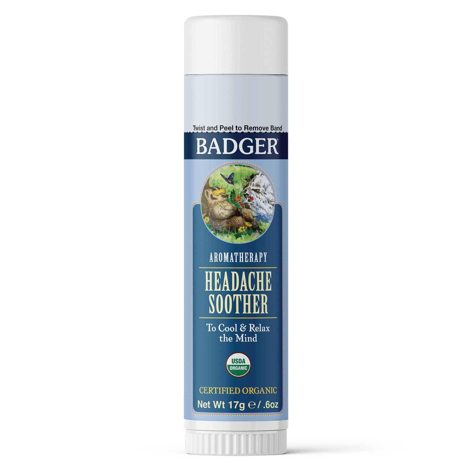 Badger Headache Soother - .6 oz Stick Badger Au supplements