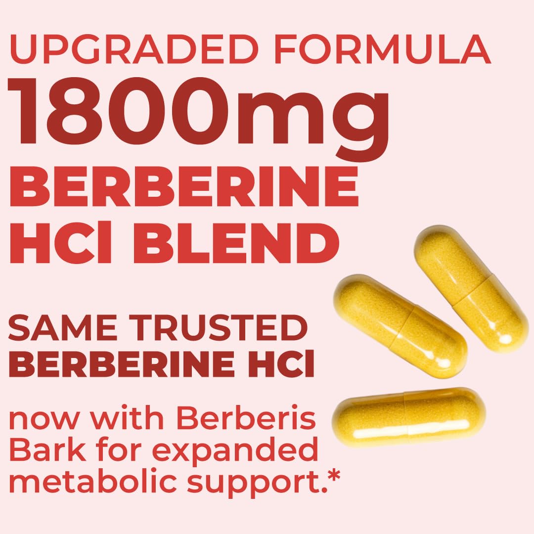 Vimerson Health Berberine Supplement with Third Party Tested Berberine 1800mg - Immune Support Supplement for Cardiovascular, Gastrointestinal Function & Metabolic Aid - Vegan & Non-GMO Vimerson Health Au supplements
