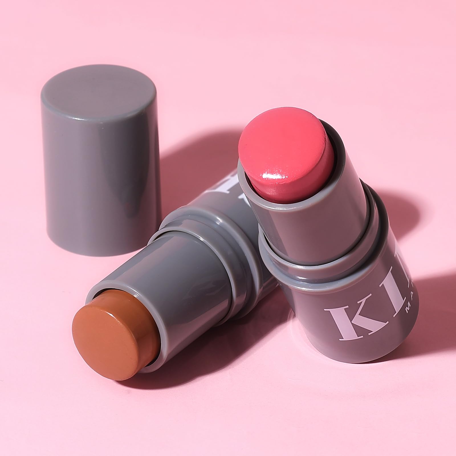 KIMUSE Cream Contour Stick Duo, Cream Blush Stick, Bronzer Shaping Stick, Creamy, Highly Pigmented, Long Lasting, Vegan Face Make Up Sticks KIMUSE Au supplements