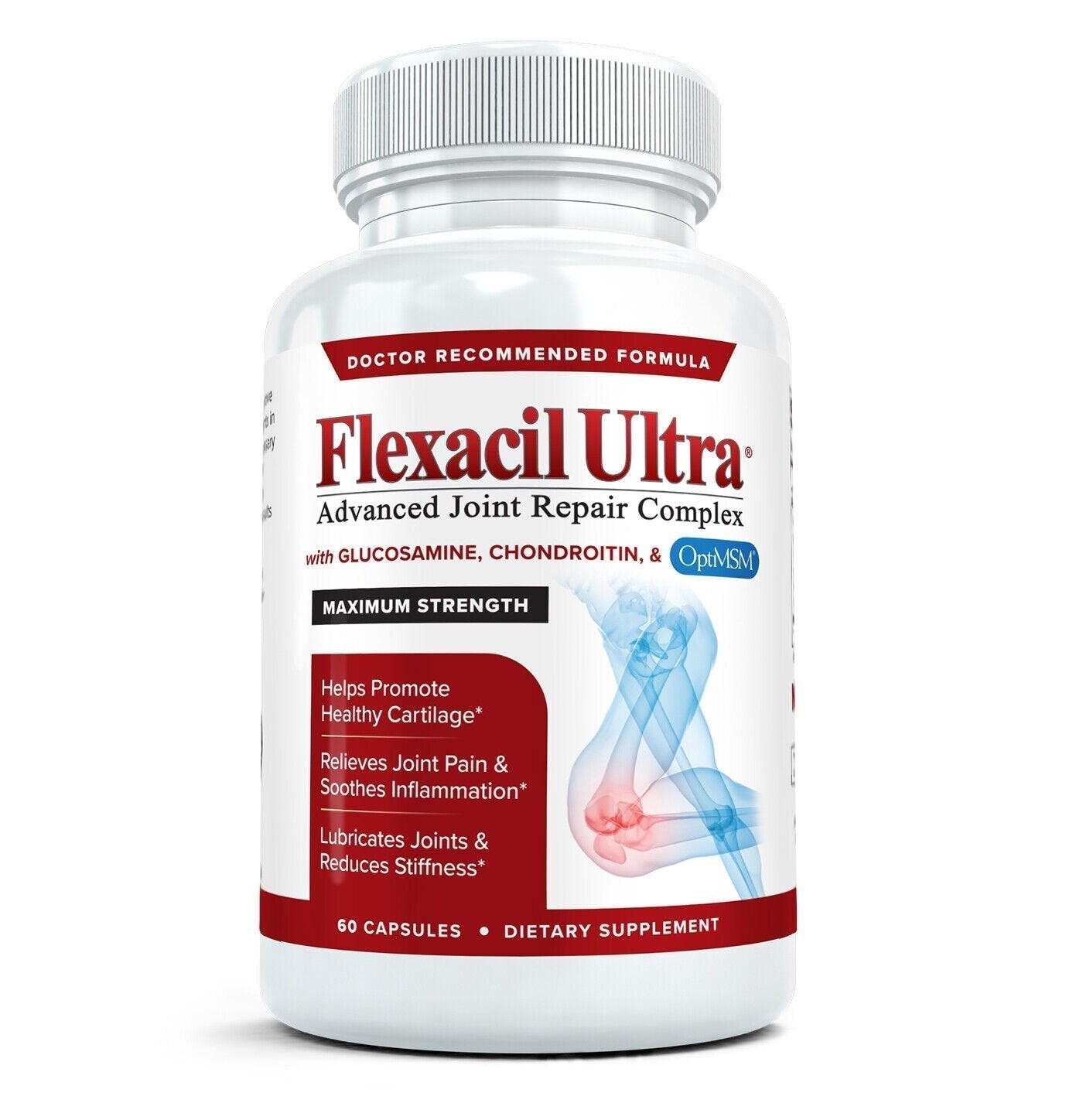 FLEXACIL ULTRA Best Joint Formula, Glucosamine Chondroitin MSM & Hyaluronic Acid Flexacil Ultra Store Au supplements