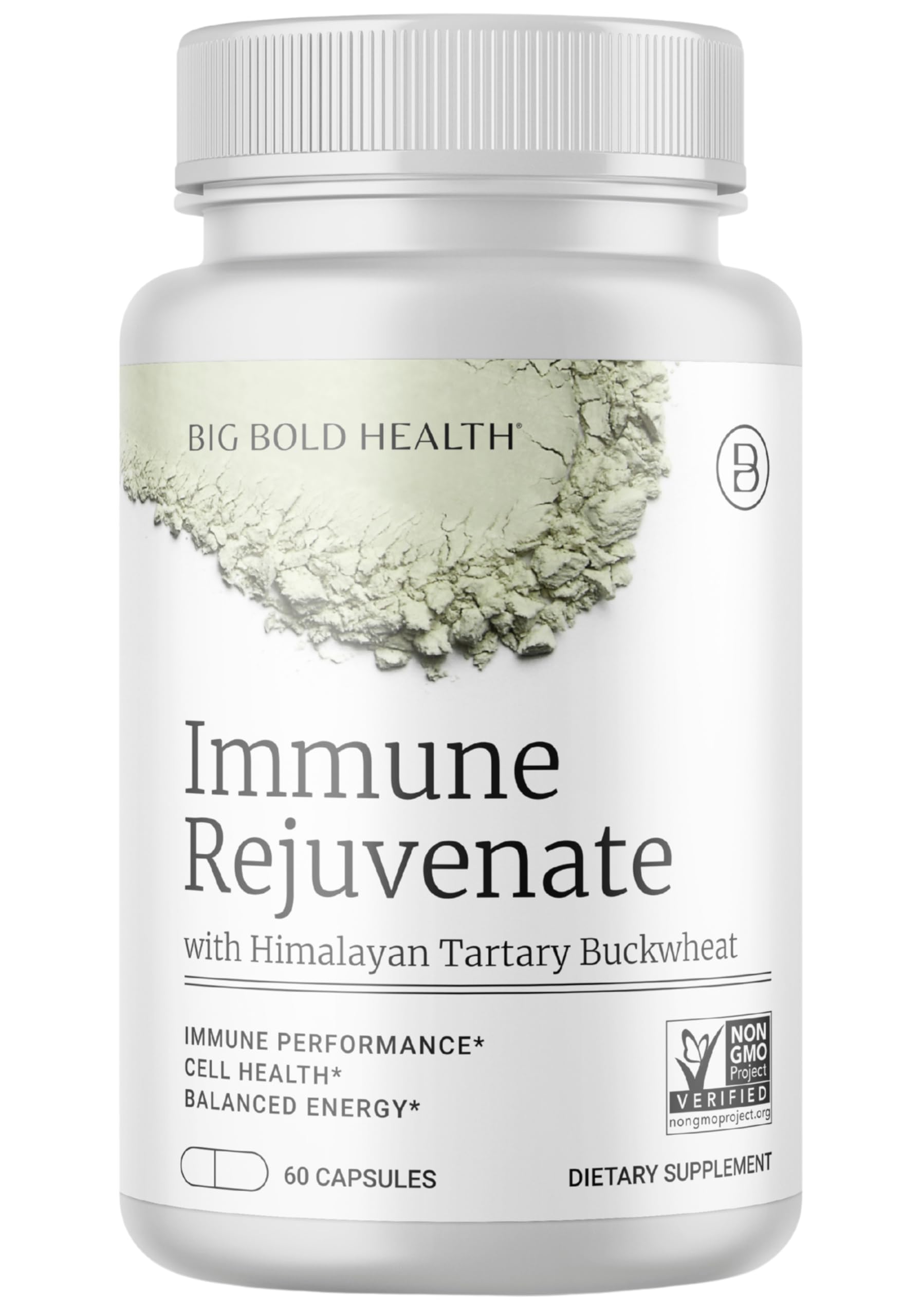 BIG BOLD HEALTH HTB Immune Rejuvenate - Polyphenols Supplement for Immune Support with Himalayan Tartary Buckwheat - Gluten Free, Dairy Free, Non-GMO Formula - 60 Vegetarian Capsules BIG BOLD HEALTH Au supplements