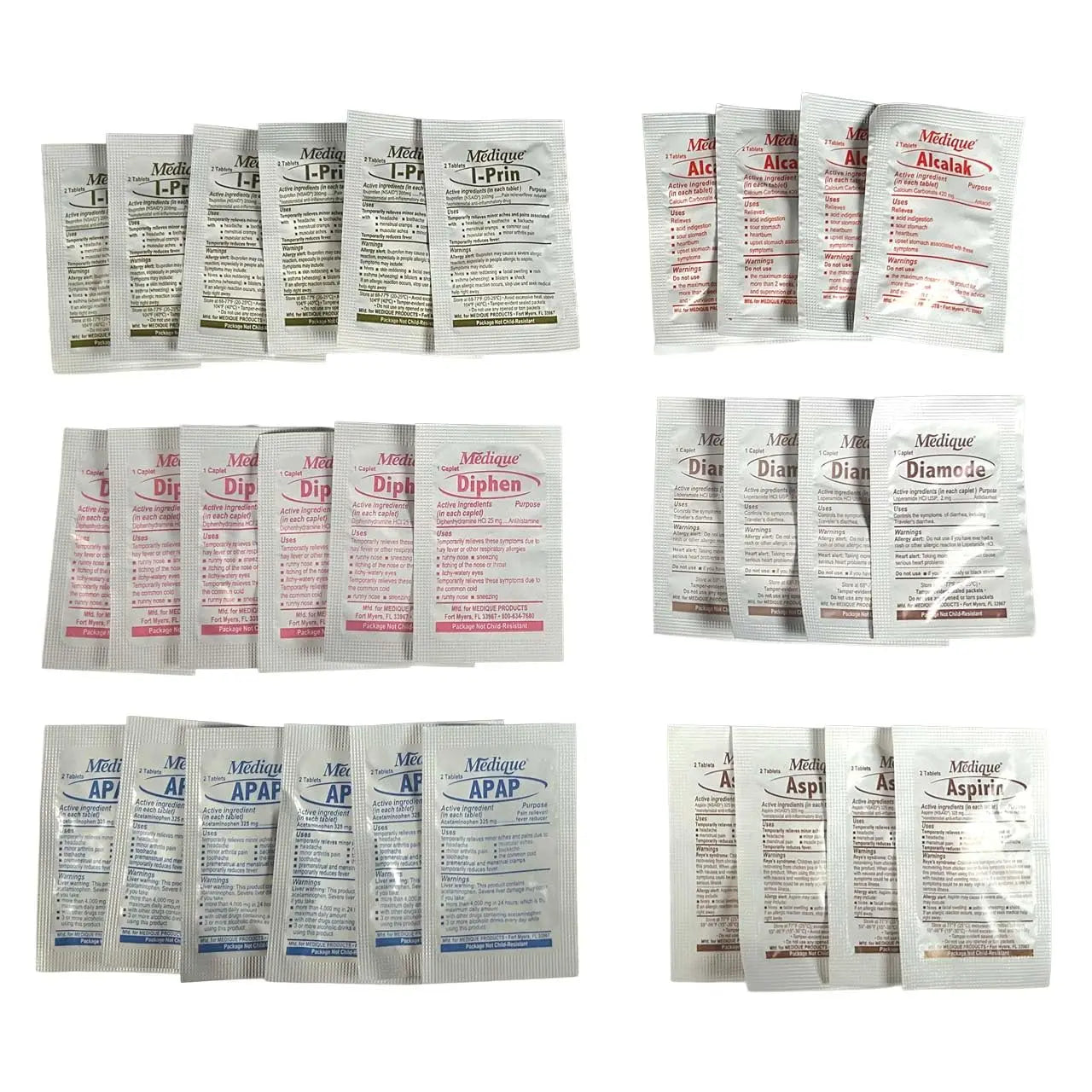 MEDICATIONS Unit DOSE Pack by RESCUE ESSENTIALS Rescue Essentials Au supplements