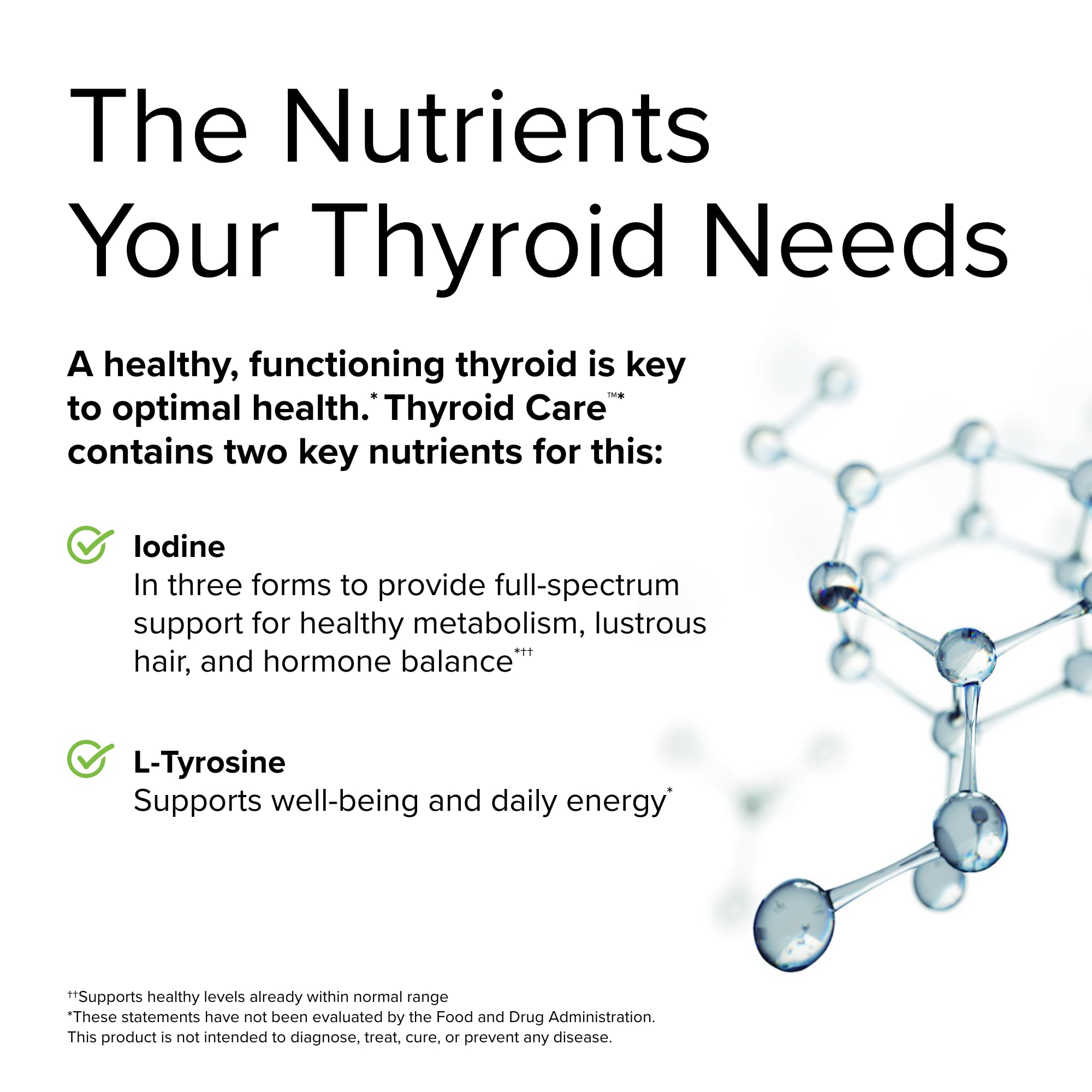 Terry Naturally Thyroid Care - 120 Capsules - Complete Metabolic Function - with Iodine