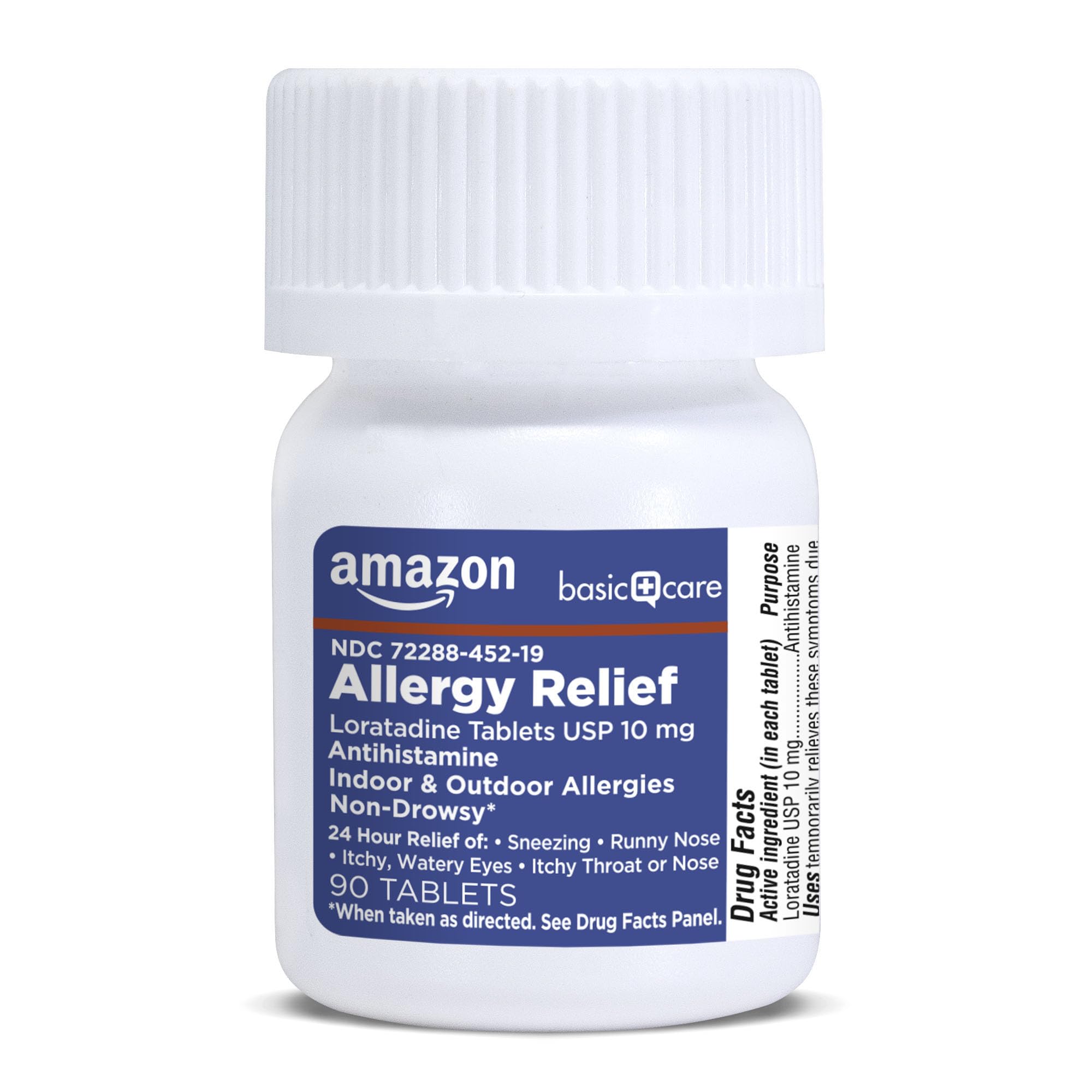Amazon Basic Care Allergy Relief Loratadine Tablets 10 mg, 90 Count Amazon Basic Care Au supplements
