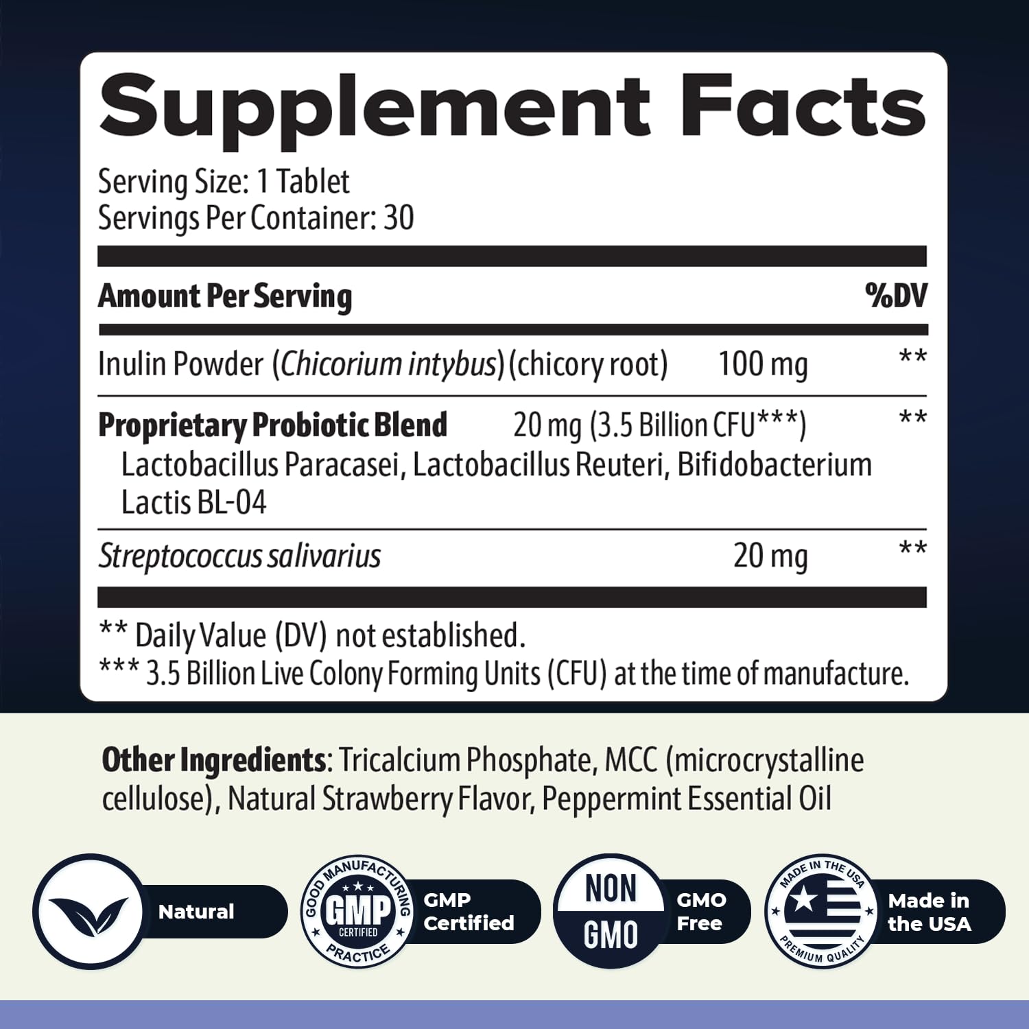 Nature’s NutriWave BrainSync Probiotic Supplement – Supports Daily Wellness & Gut-Brain Balance – 3.6 Billion CFU – 30 Dissolvable Tablets, 3 Month Supply Nature’s NutriWave Au supplements