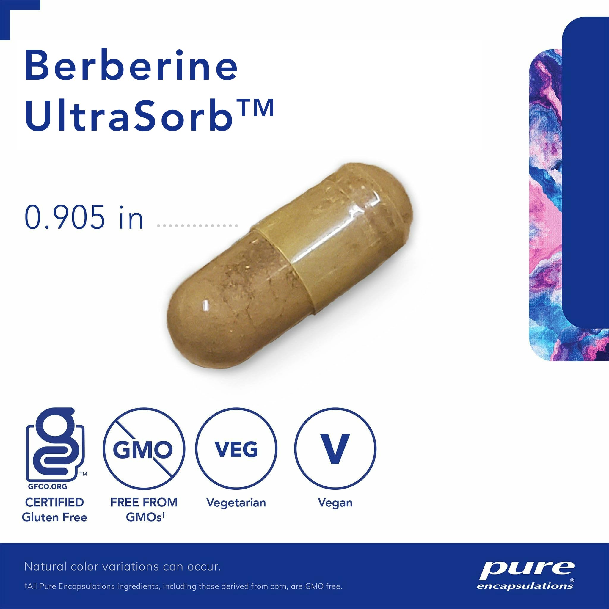 Pure Encapsulations Berberine UltraSorb | Enhanced Absorption Berberine | 60 Capsules Pure Encapsulations Au supplements