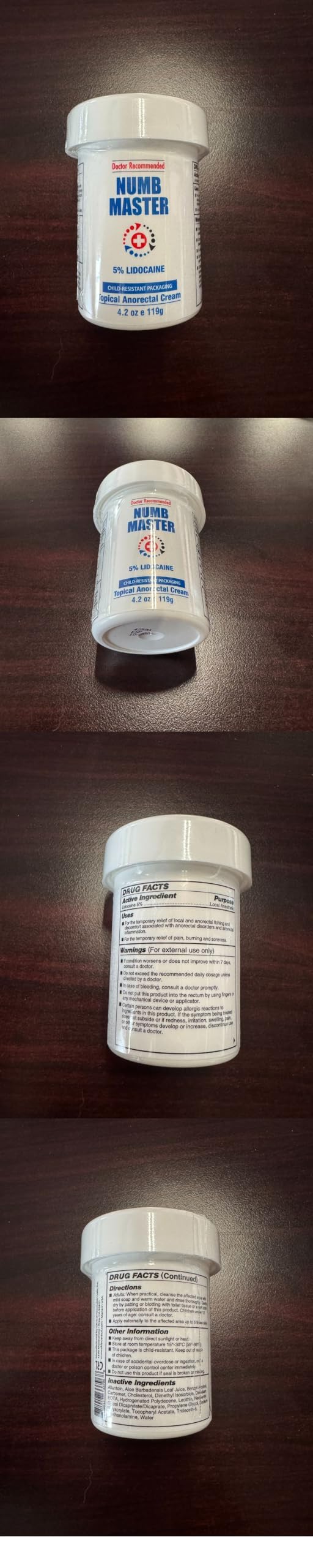 Clinical Resolution Numb Master 5% Lidocaine Cream Fast-Acting OTC anesthetic for Pain, Itch, Burns & Hemorrhoids with Vitamin E & Aloe for Soothing Relief Maximum Strength 4.2 Ounce Clinical Resolution Au supplements